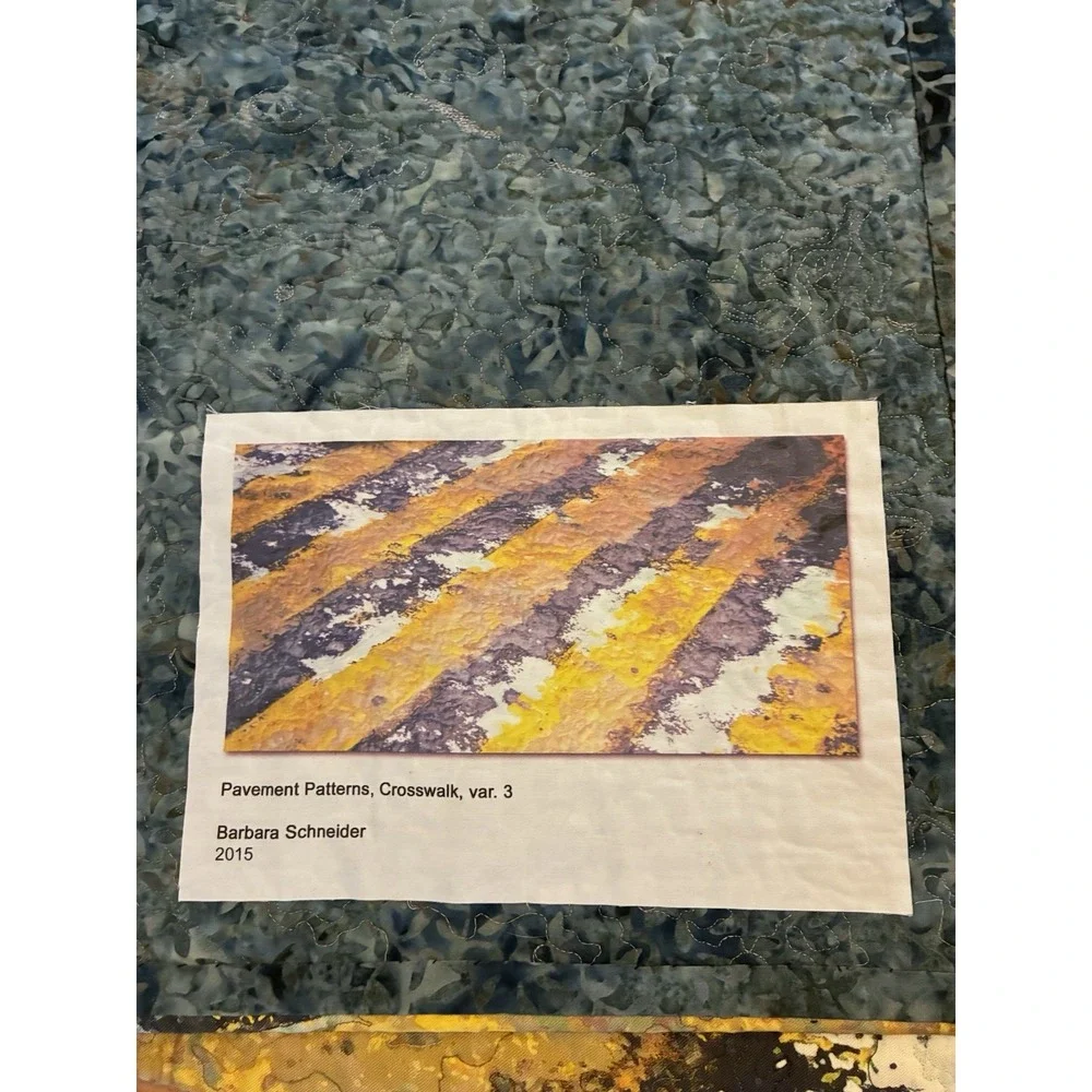 Wall Tapestry By Barbara Schneider Pavement Pattern Crosswalk 2015 Art 56